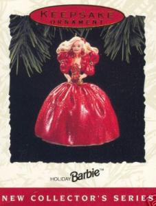 1993 Holiday Barbie Hallmark Ornament