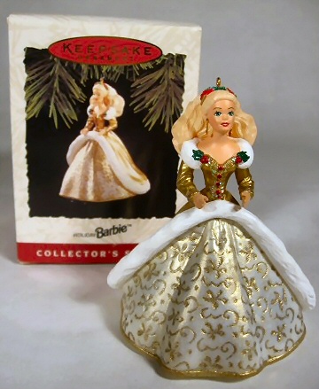 hallmark holiday barbie ornaments