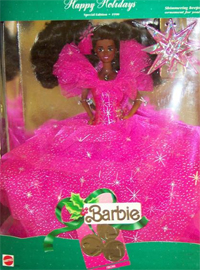 barbie happy holidays special edition 1990