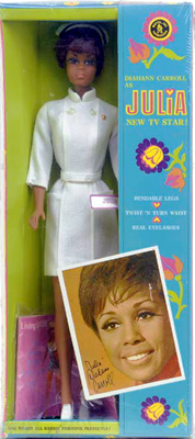 vintage julia barbie doll