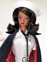 black nurse barbie