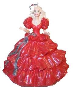 1988 Holiday Barbie Ornament