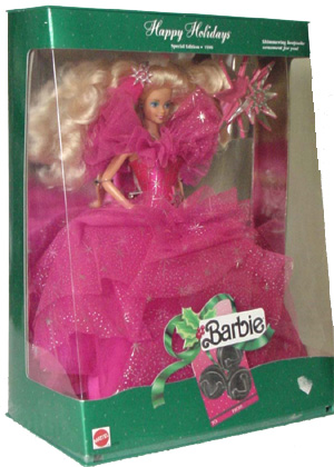 christmas barbie 1990