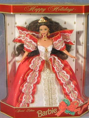 1986 holiday barbie