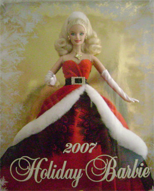 how much is the first holiday barbie worth