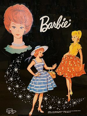 vintage barbie sketch