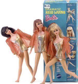 Vintage Dramatic New Living Barbie Doll