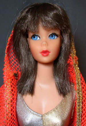 barbie doll with bangs