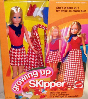 growing up skipper dolls