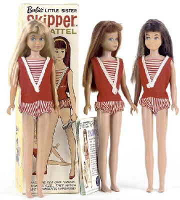 skipper barbie's little sister 1964